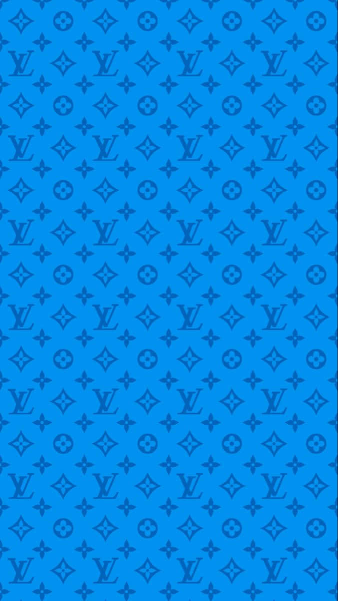 Elevate Your Style With The Elegance Of Louis Vuitton Blue Background