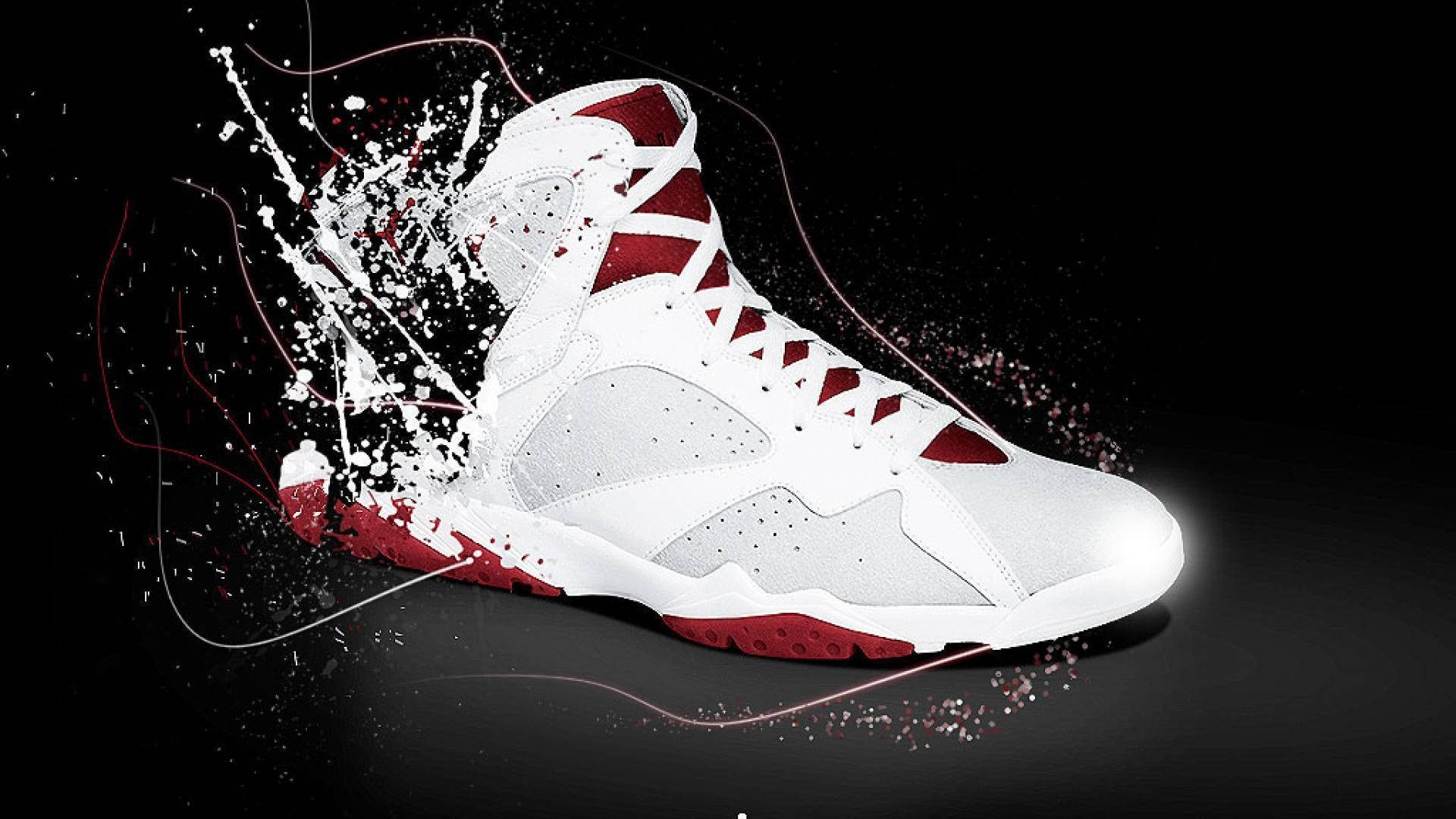 Elevate Your Style With The Iconic Jordan Shoes Background