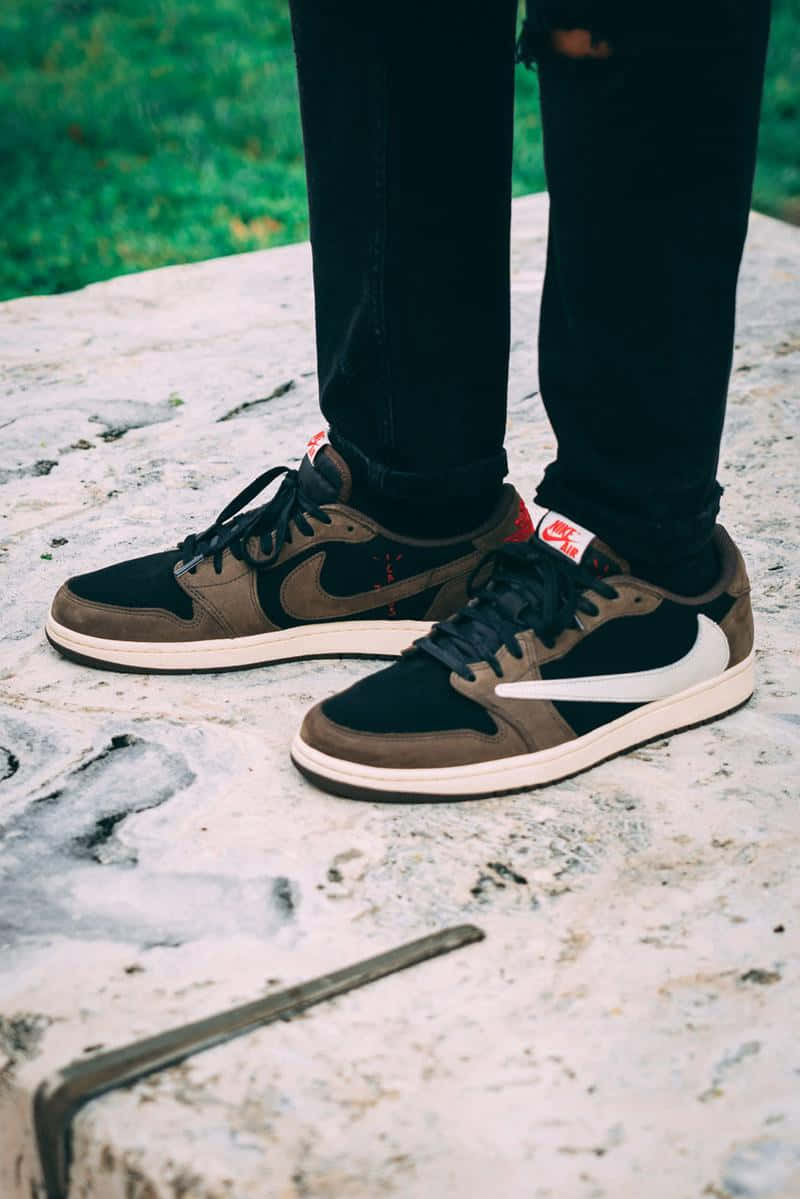 Elevate Your Wardrobe With The Limited-edition Travis Scott Jordan 1. Background