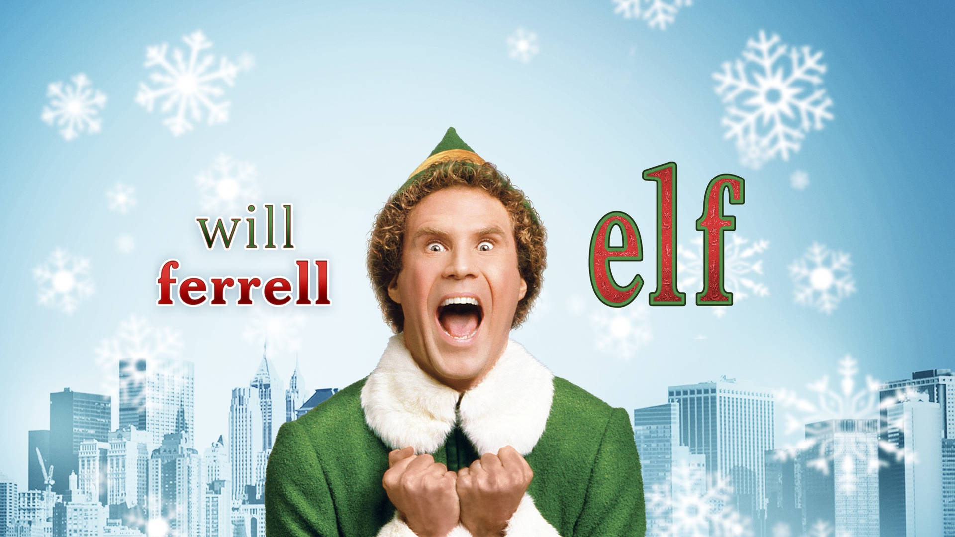 Elf Movie Ecstatic Buddy Background