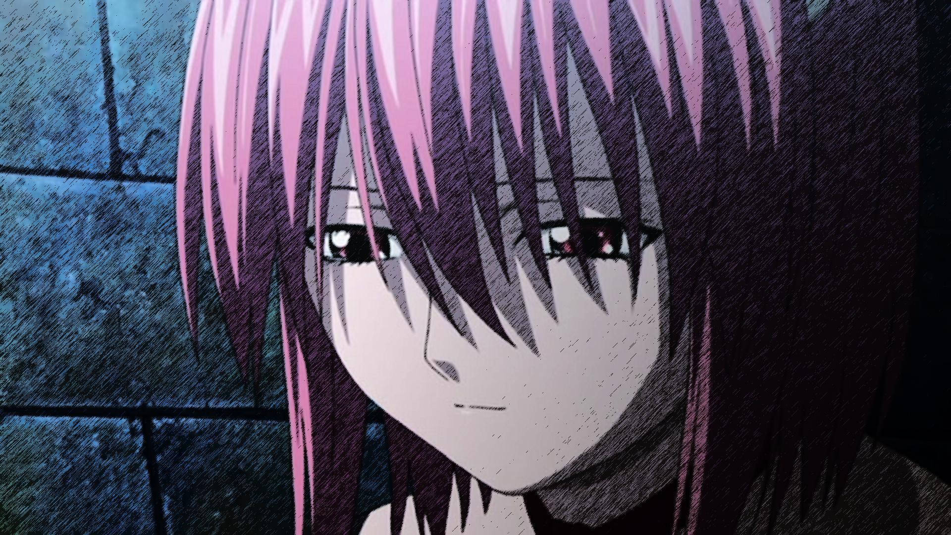 Elfen Lied Sulking Lucy Background