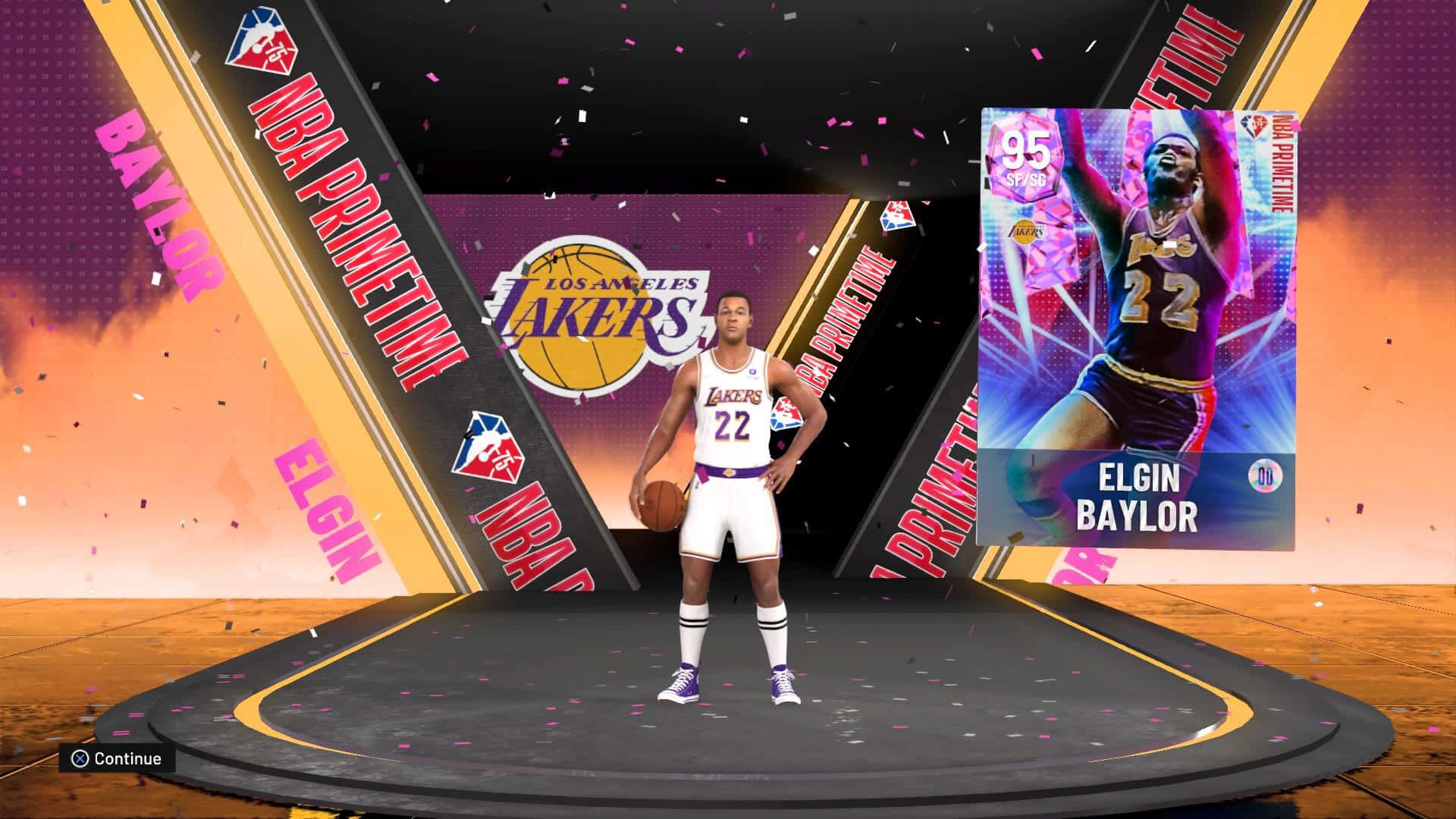 Elgin Baylor In Action During A Basketball Playoffs Game Background