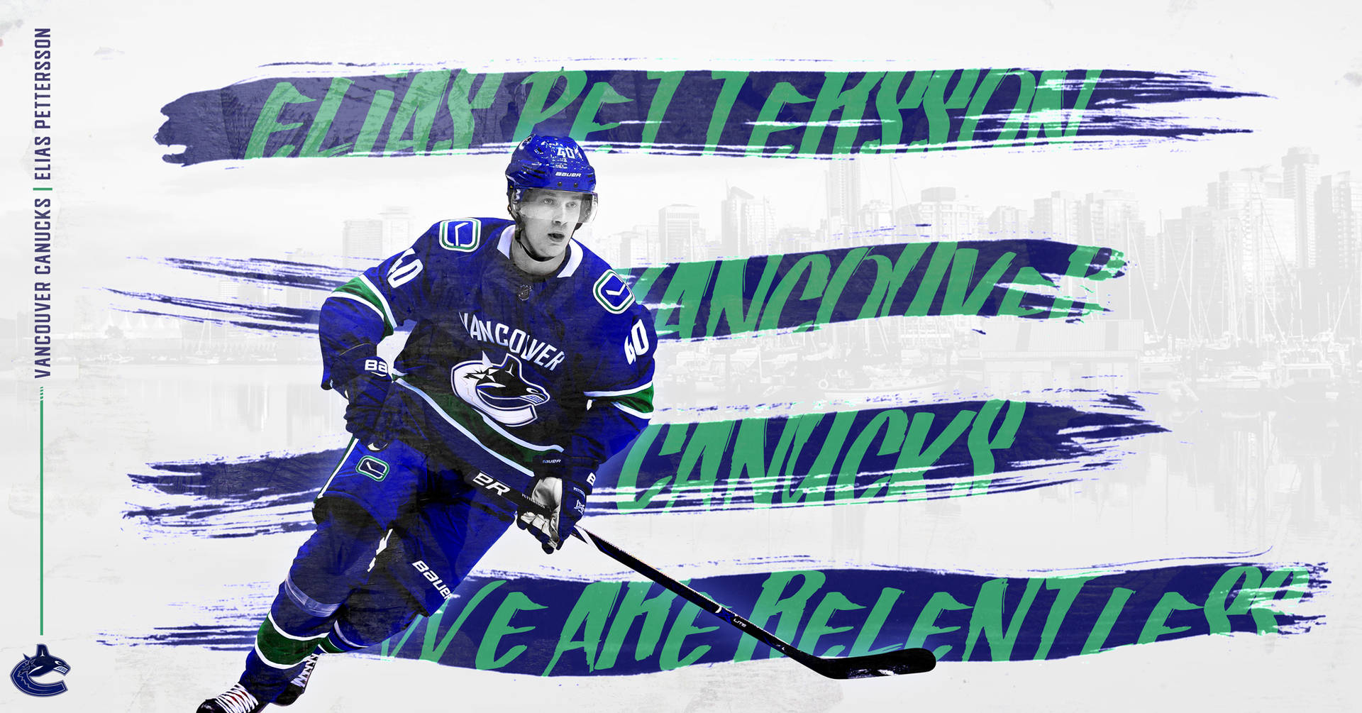 Elias Pettersson Vancouver Canucks Poster Background