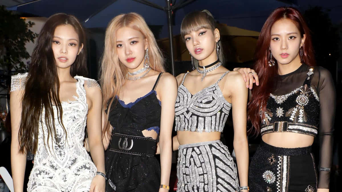 Eligible Members Of Korean Blackpink Group Background