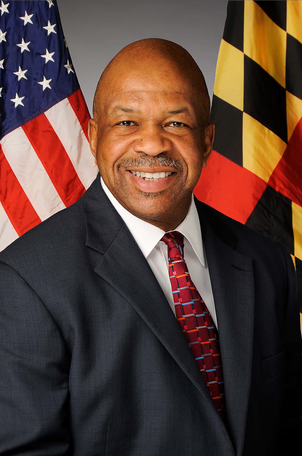 Elijah Cummings Smiling In A Black Suit