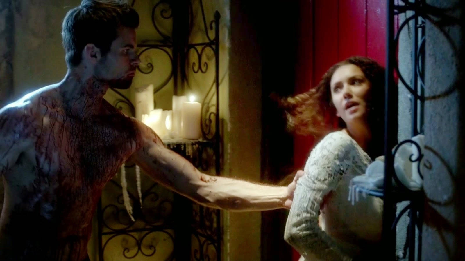 Elijah Mikaelson Grabbing Elena