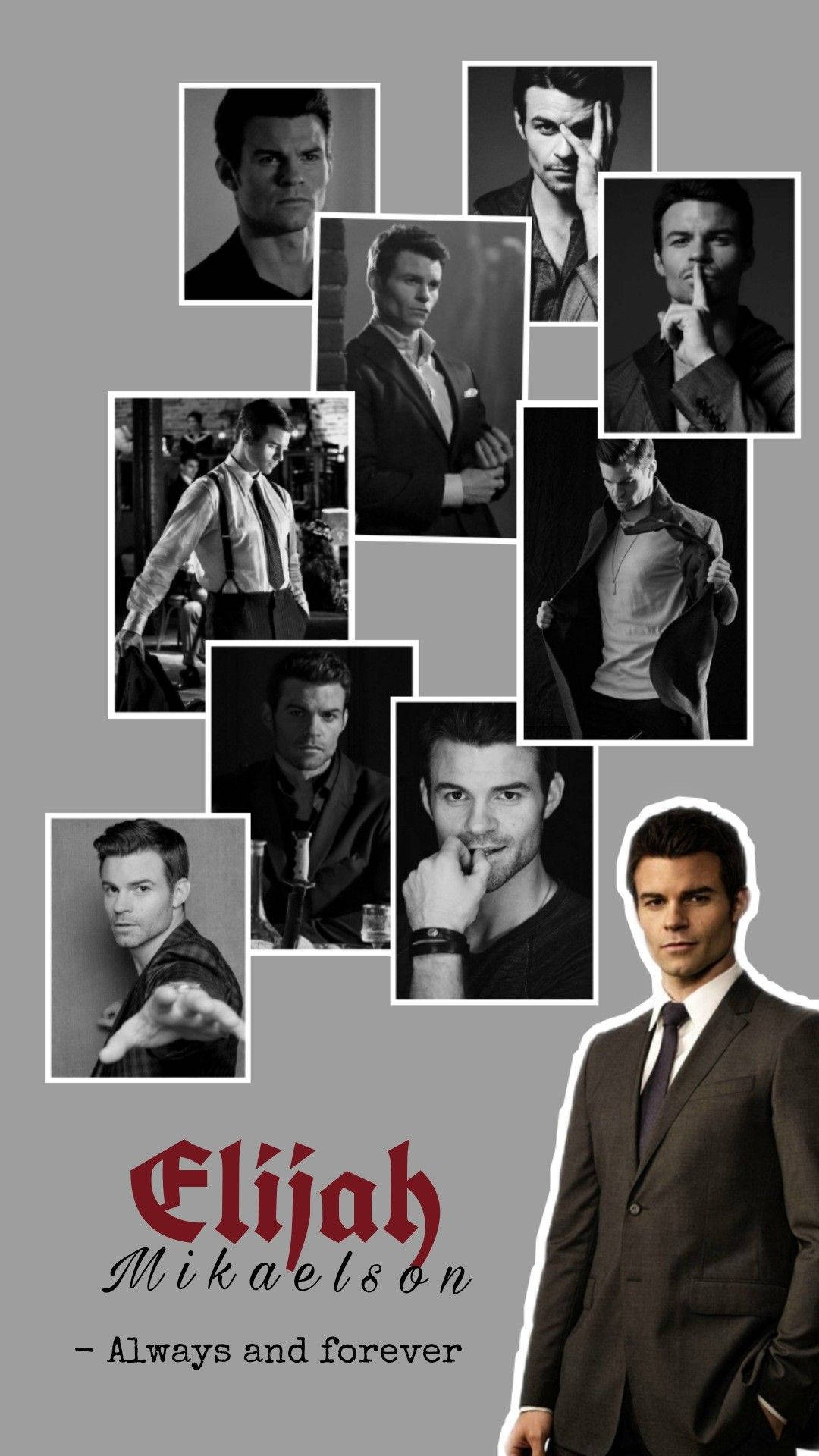 Elijah Mikaelson Gray Collection Background