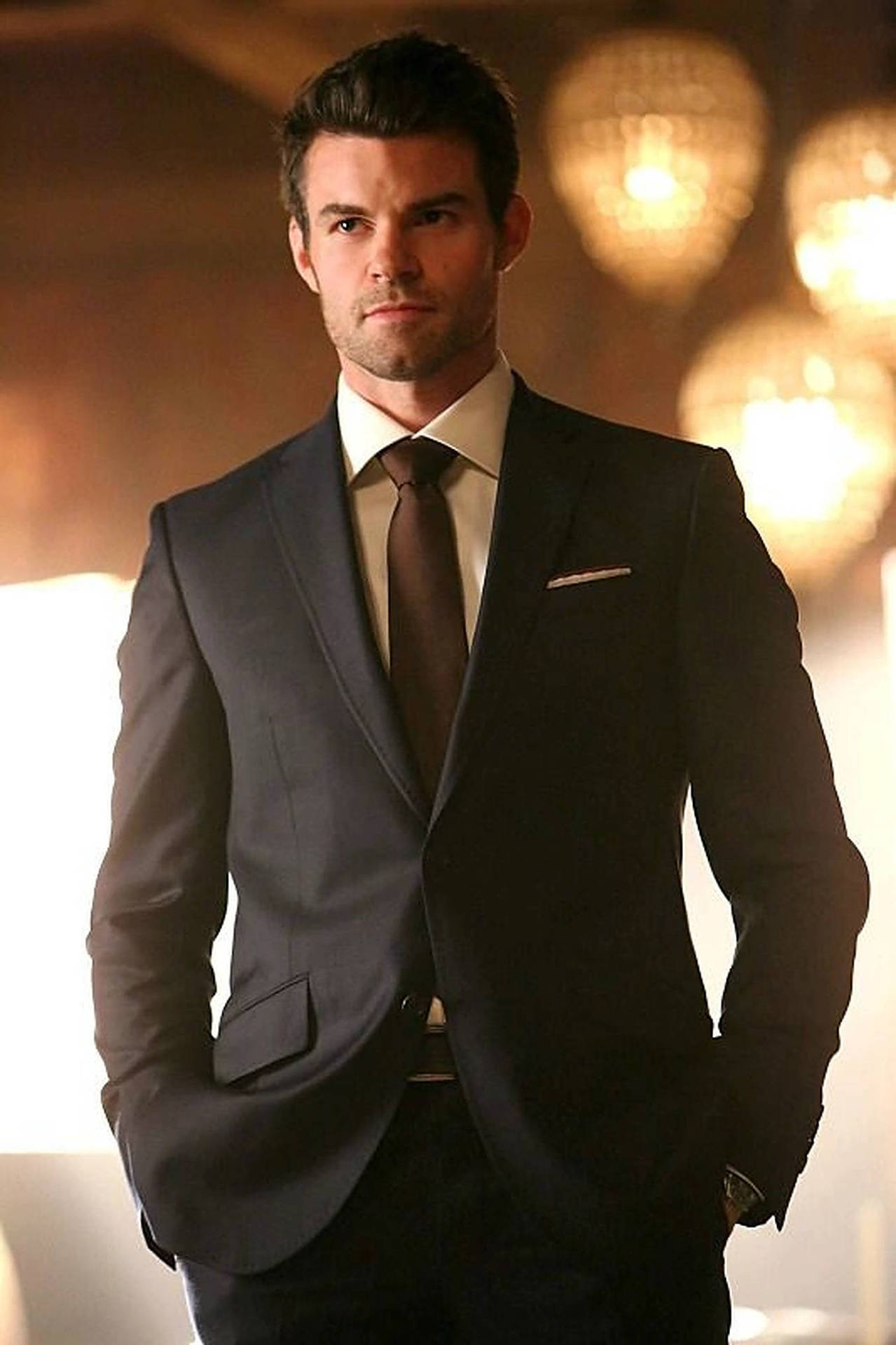 Elijah Mikaelson In Suit Background