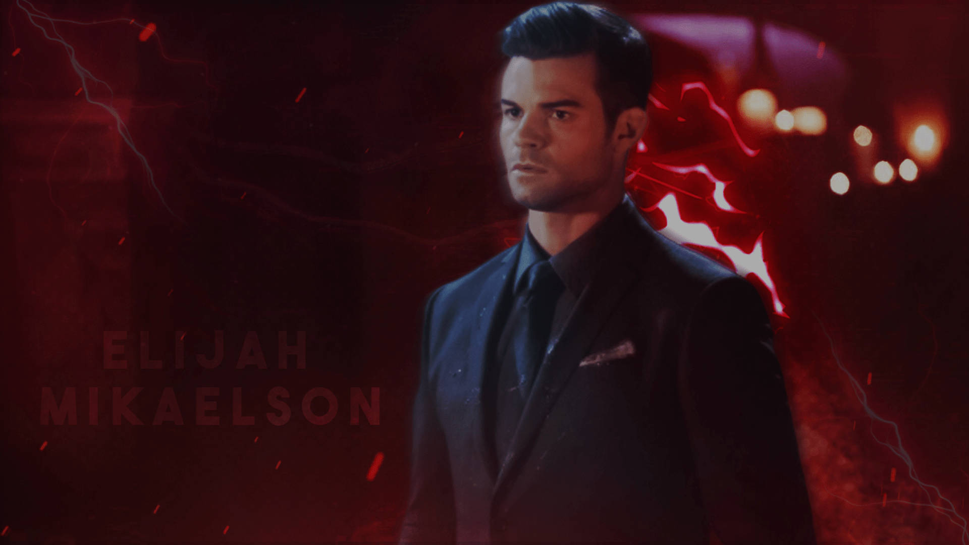 Elijah Mikaelson Red Edit Background