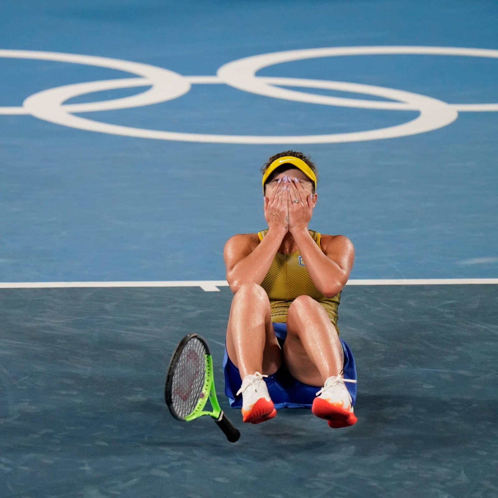 Elina Svitolina After Winning Olympic Medals Background