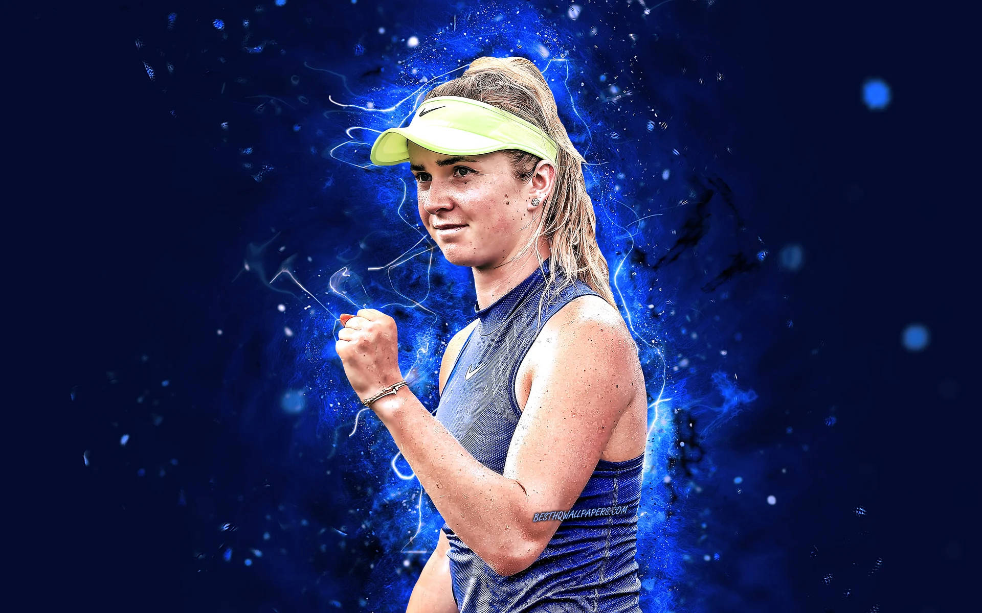 Elina Svitolina Glowing Blue