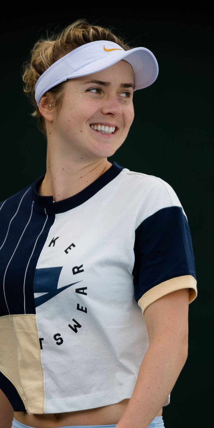 Elina Svitolina Smiling Background