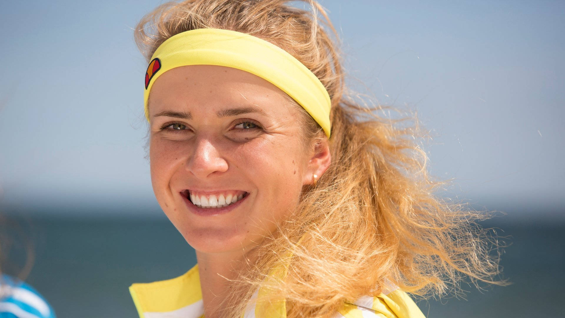 Elina Svitolina Wearing Yellow Headband