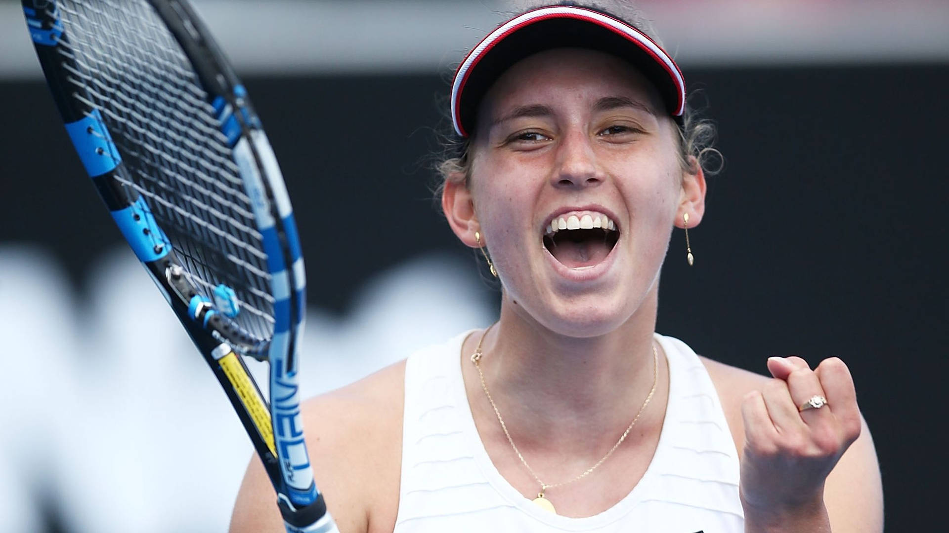 Elise Mertens Expresses Exhilaration After Winning A Tennis Match