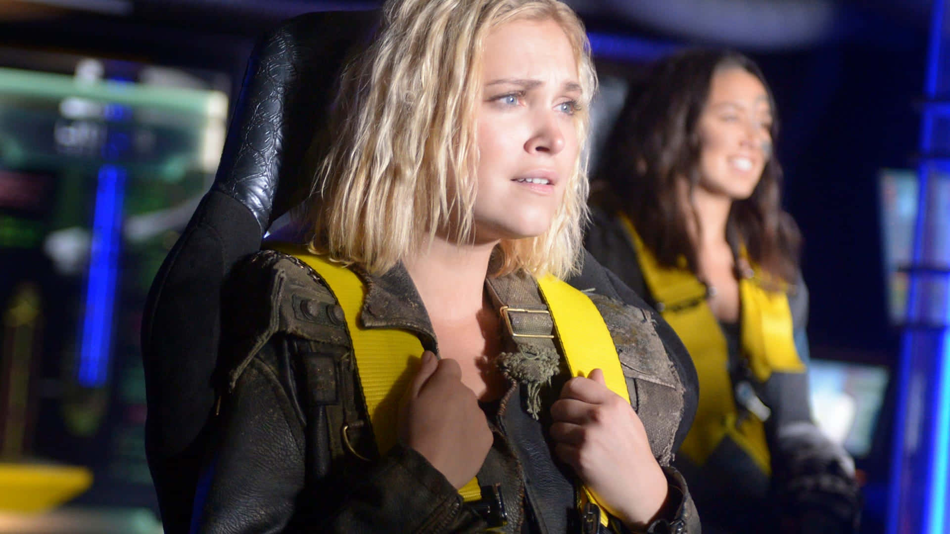 Eliza Taylor Intense Scene Background