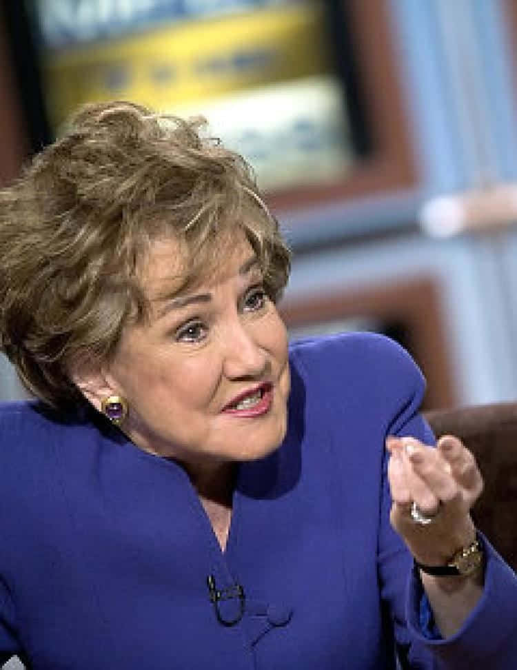 Elizabeth Dole In Blue Background