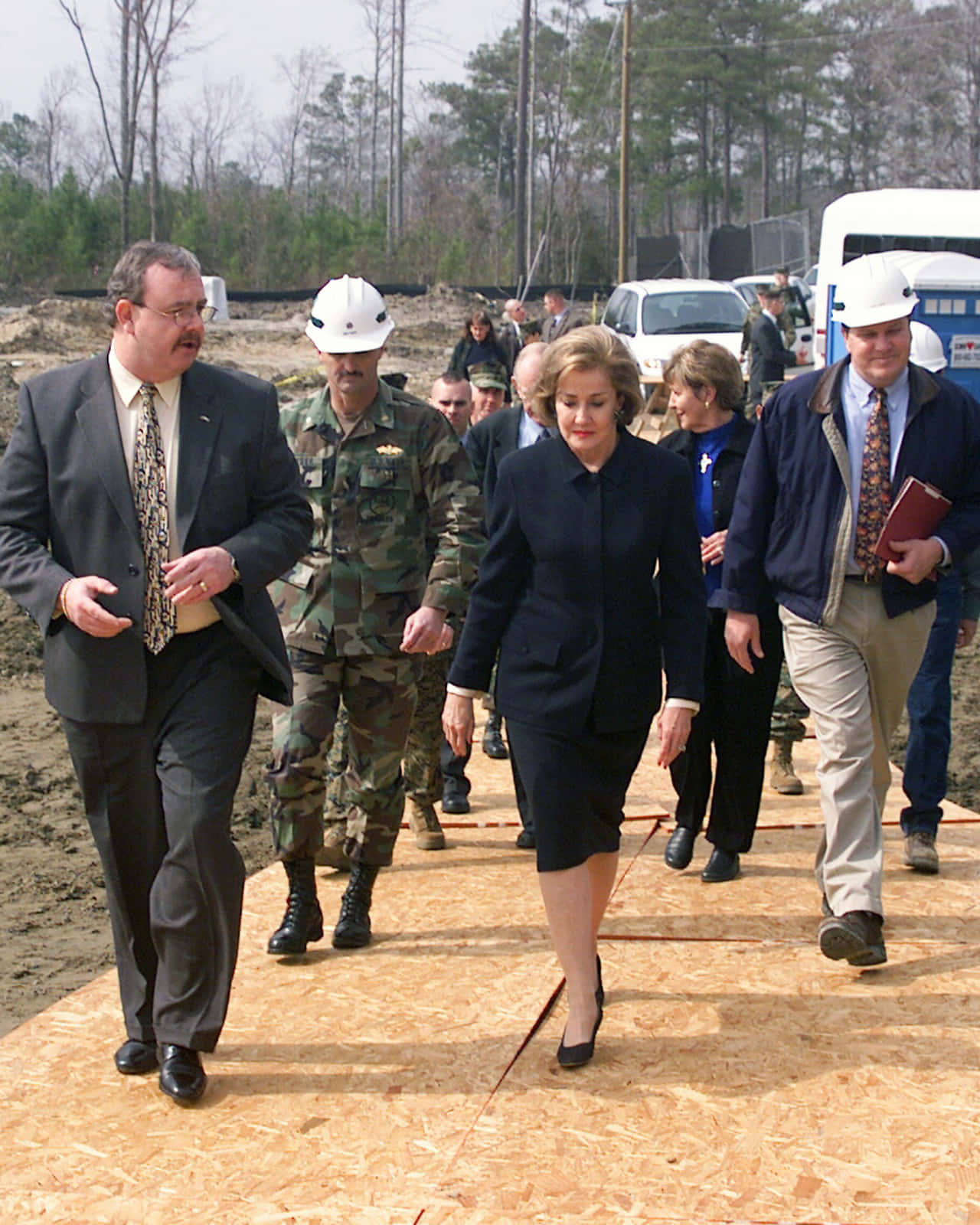 Elizabeth Dole With Transportation Department Background