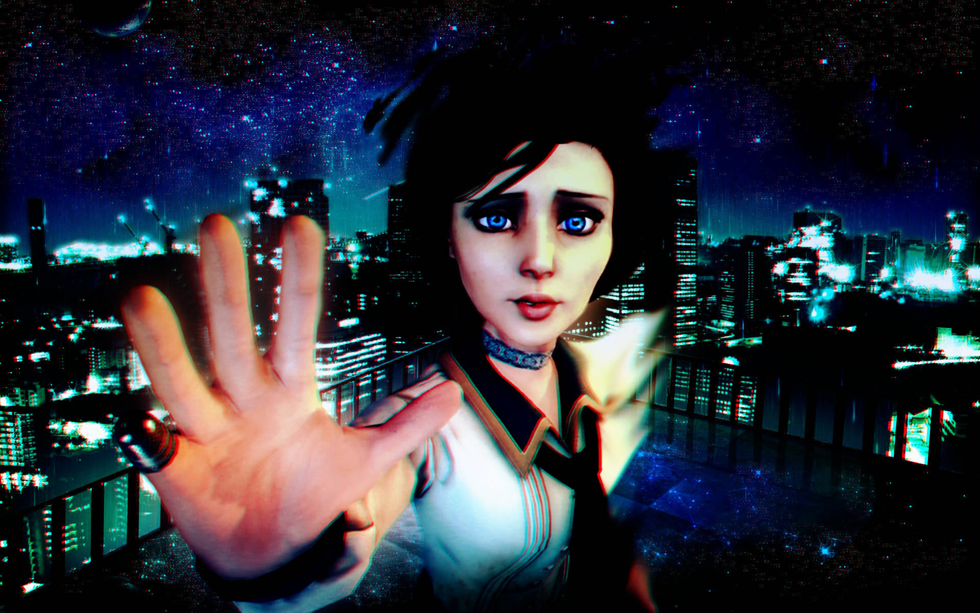 Elizabeth Nightscape Bioshock 4k Background