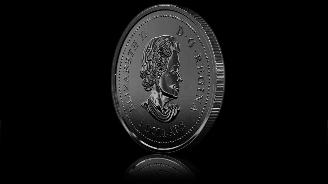 Elizabeth Regina Dollar Coin Background