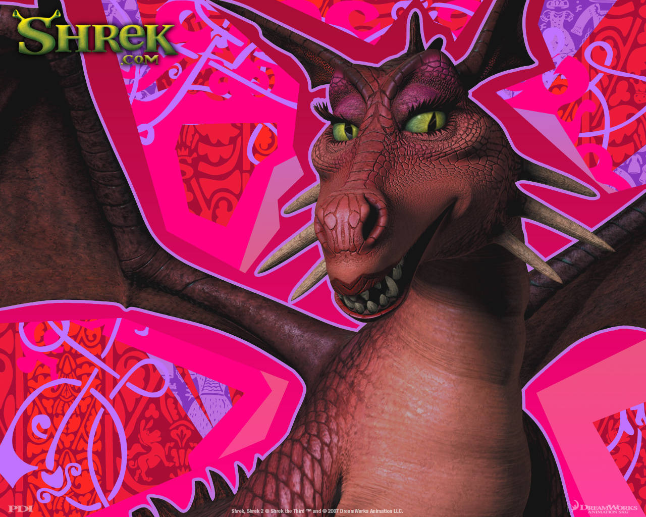 Elizabeth The Dragoness From Shrek The Third