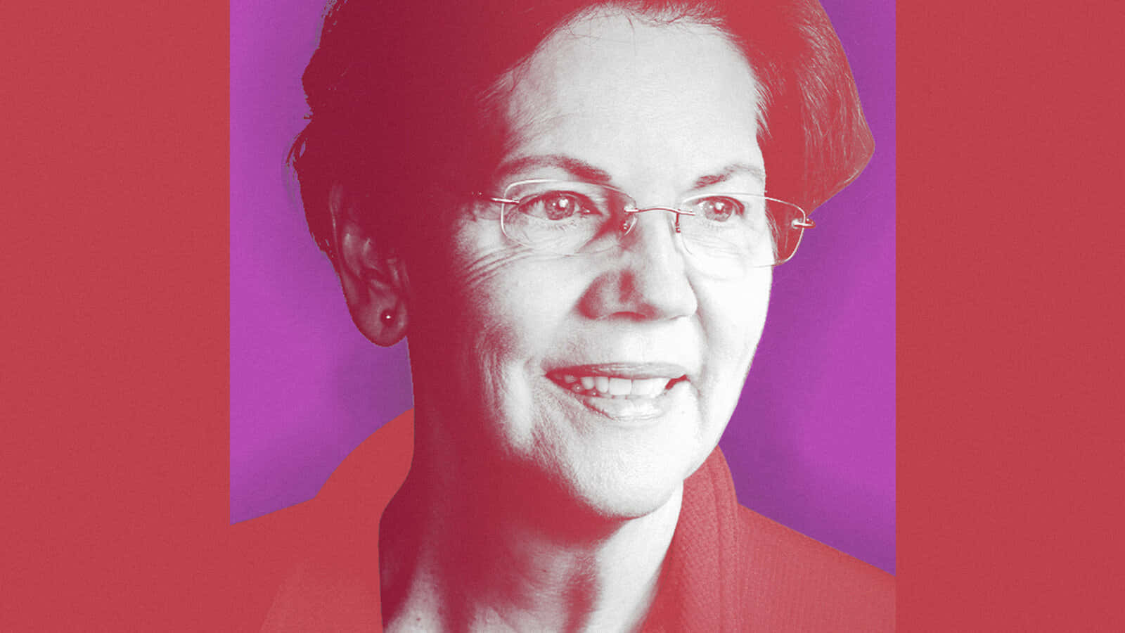 Elizabeth Warren Photo Poster Background