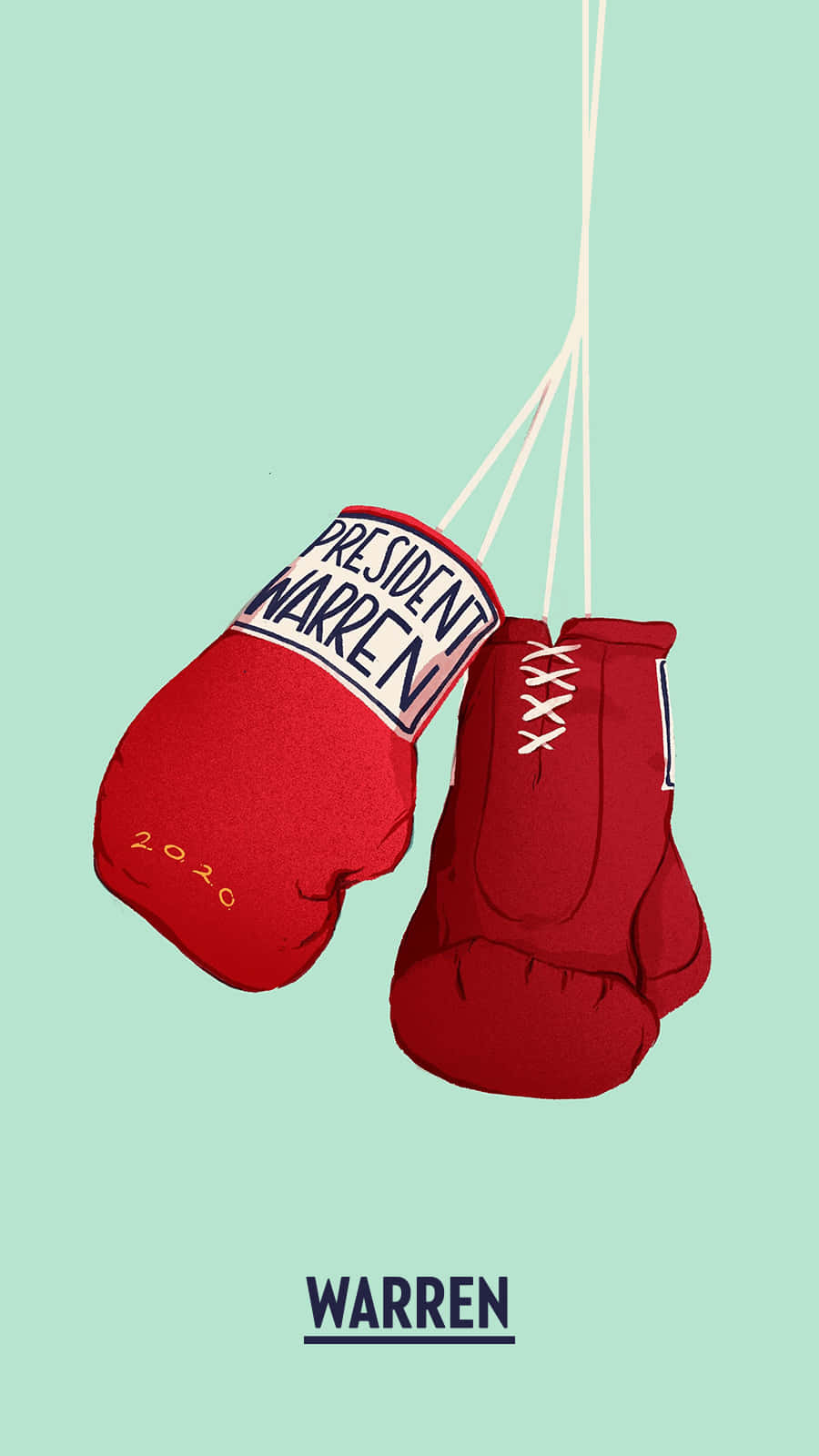 Elizabeth Warren's Powerful Election Poster Background