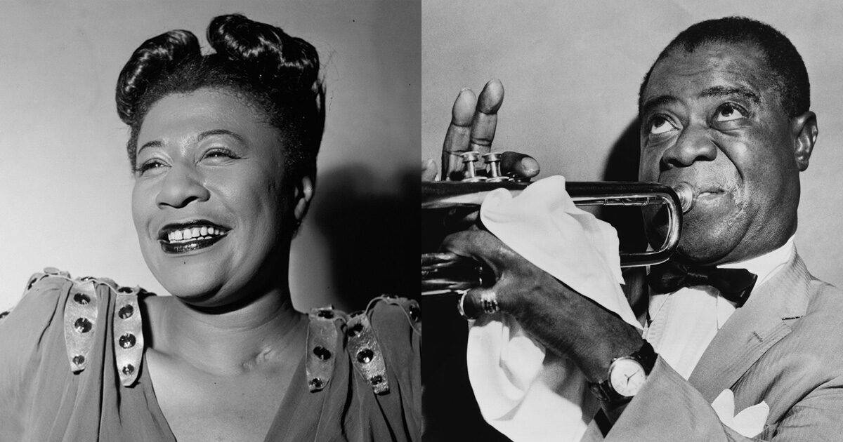 Ella Fitzgerald And Louis Armstrong Background