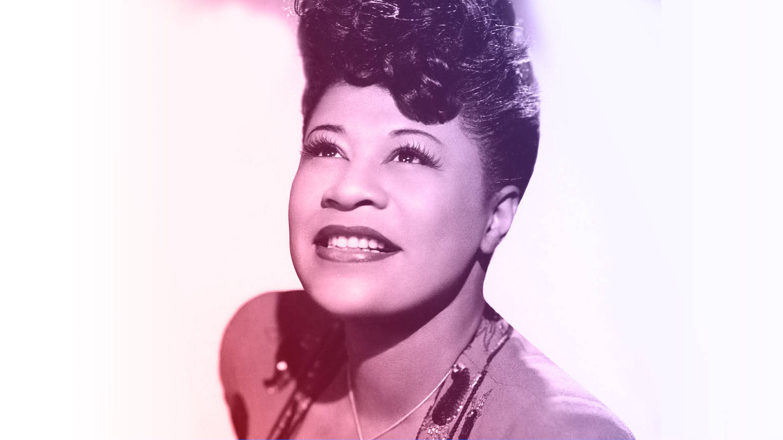 Ella Fitzgerald Colorful Tint Background