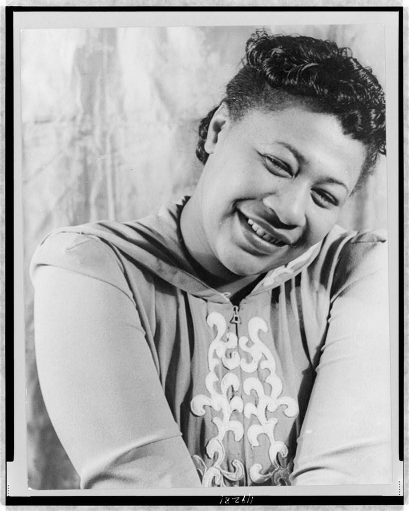 Ella Fitzgerald Leaning Background