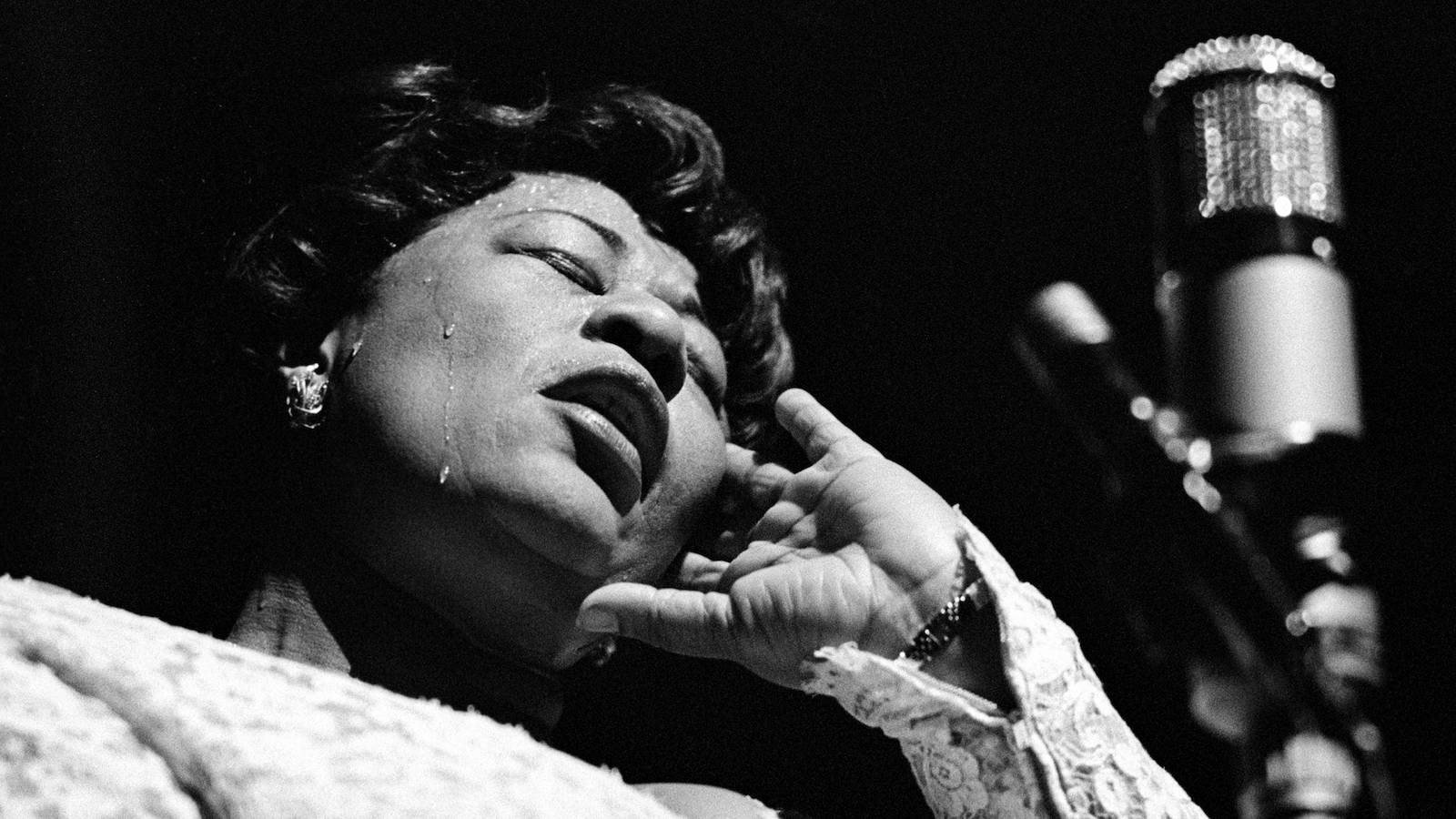 Ella Fitzgerald Low Angle Background