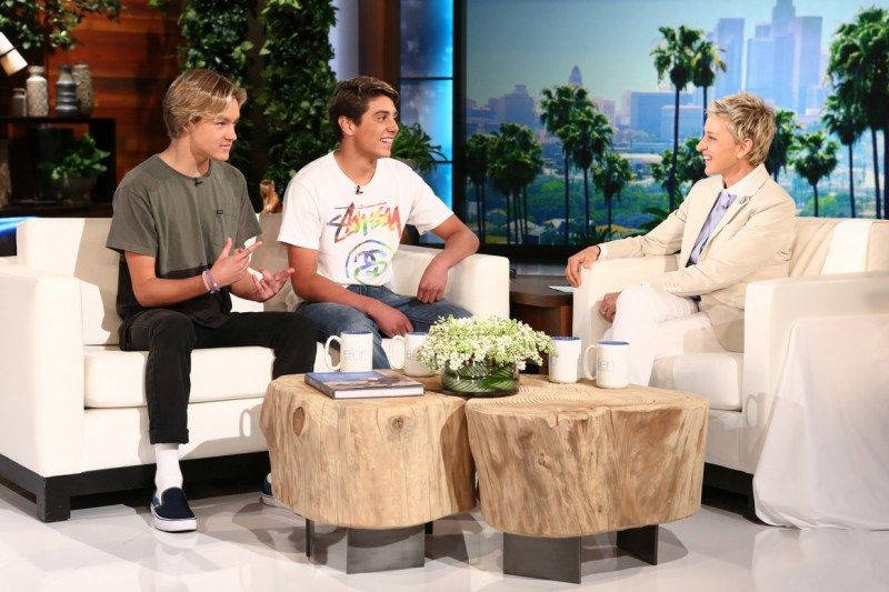 Ellen Degeneres Engaging With Her Show Audience