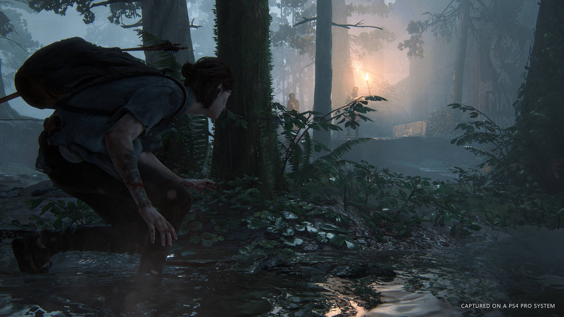 Ellie Crouching In The Last Of Us 4k Background