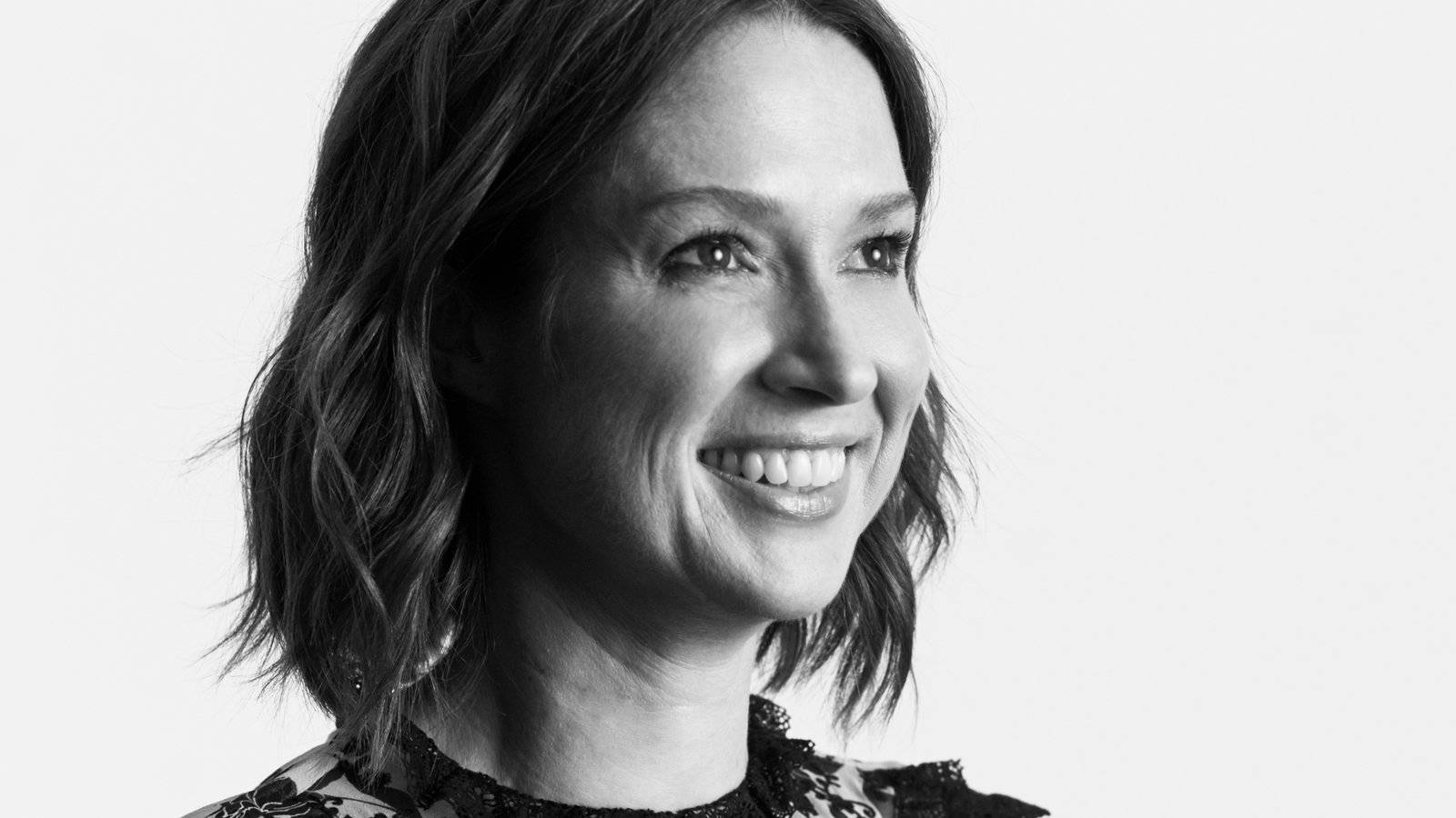 Ellie Kemper Black And White Photo Background