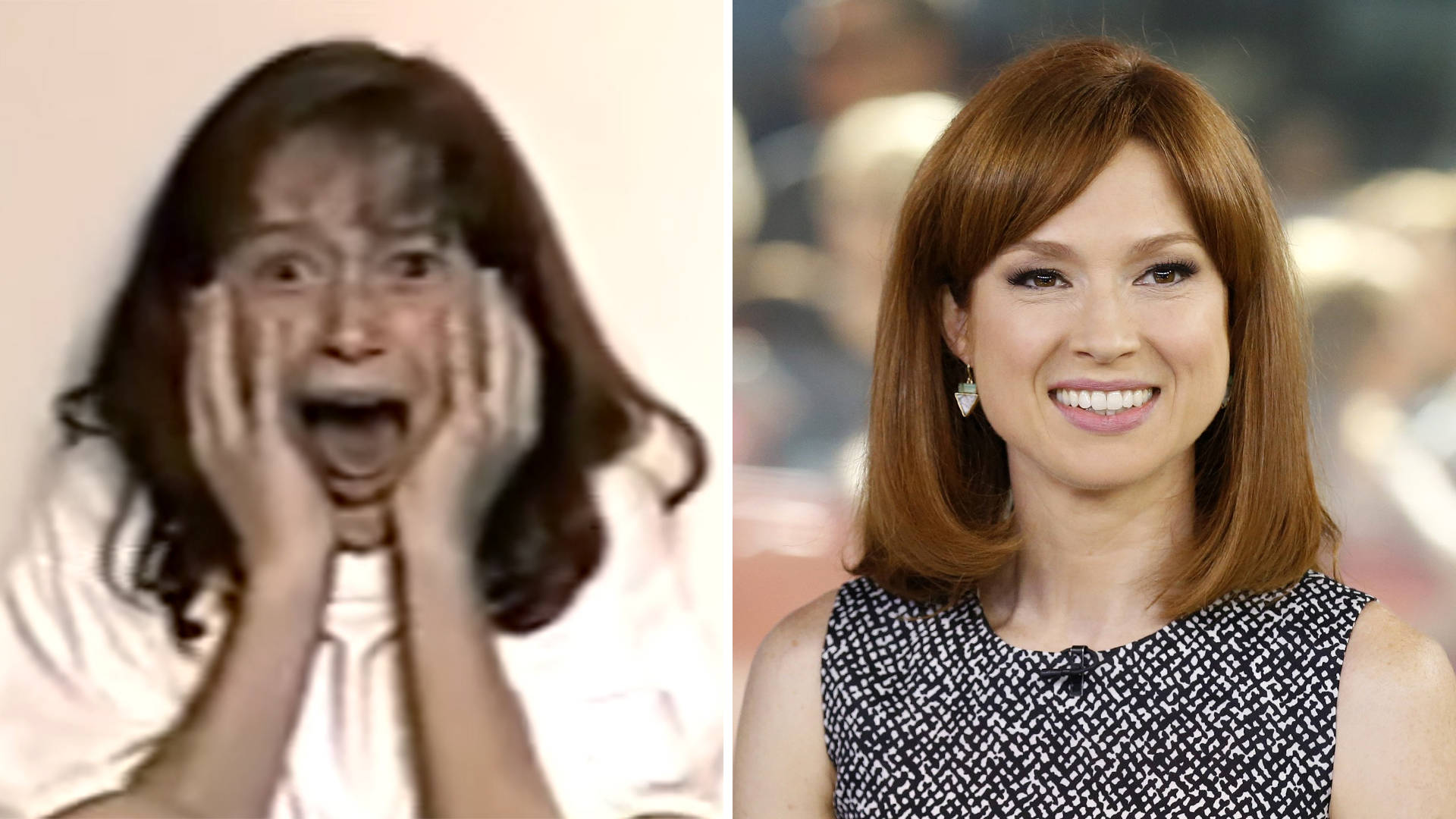 Ellie Kemper Split Screen Young Ellie Background