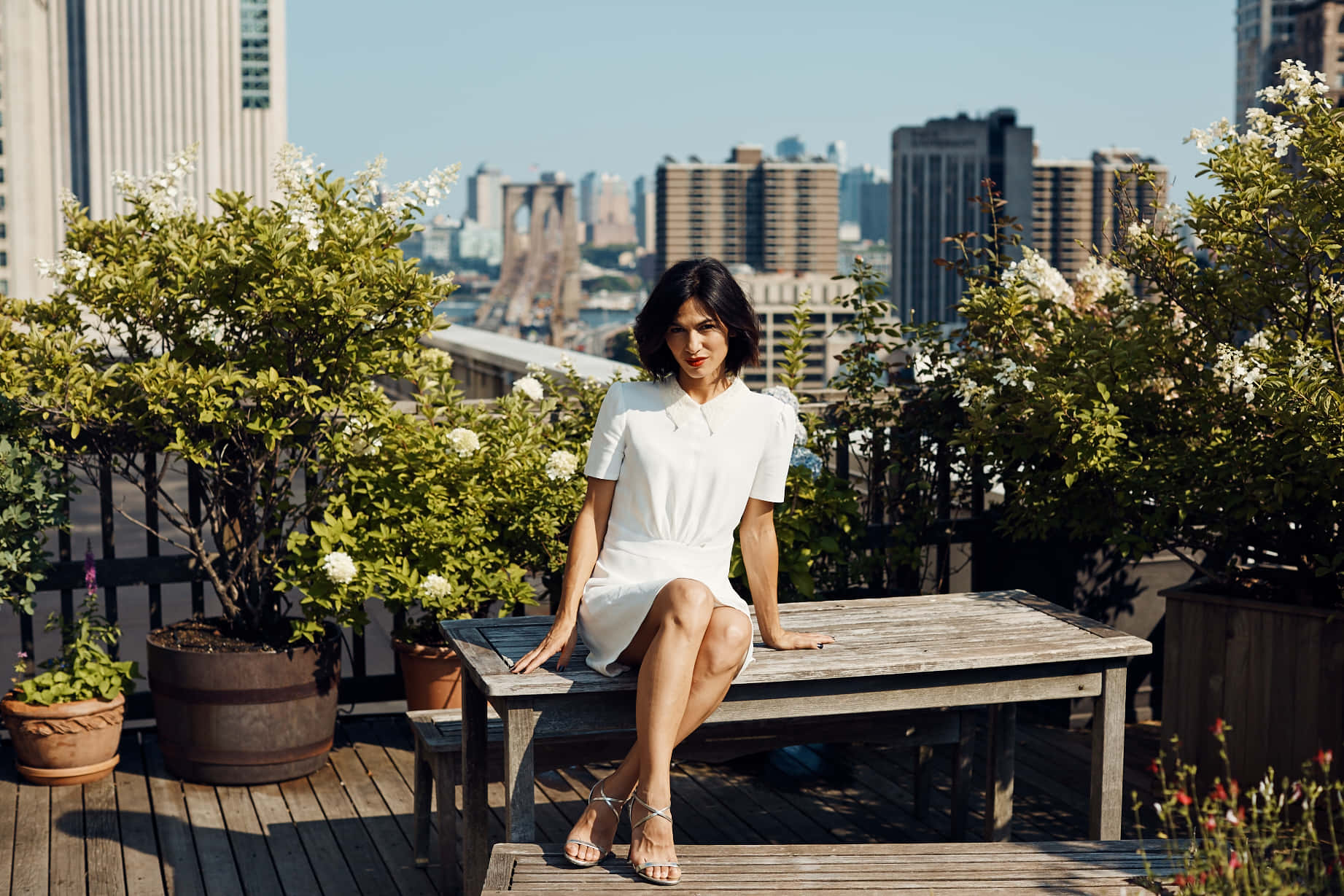 Elodie Yung City Background