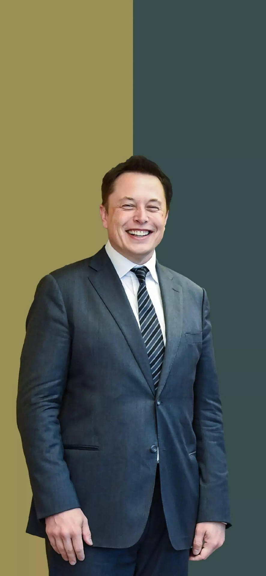 Elon Musk Ceo Portrait Art Background