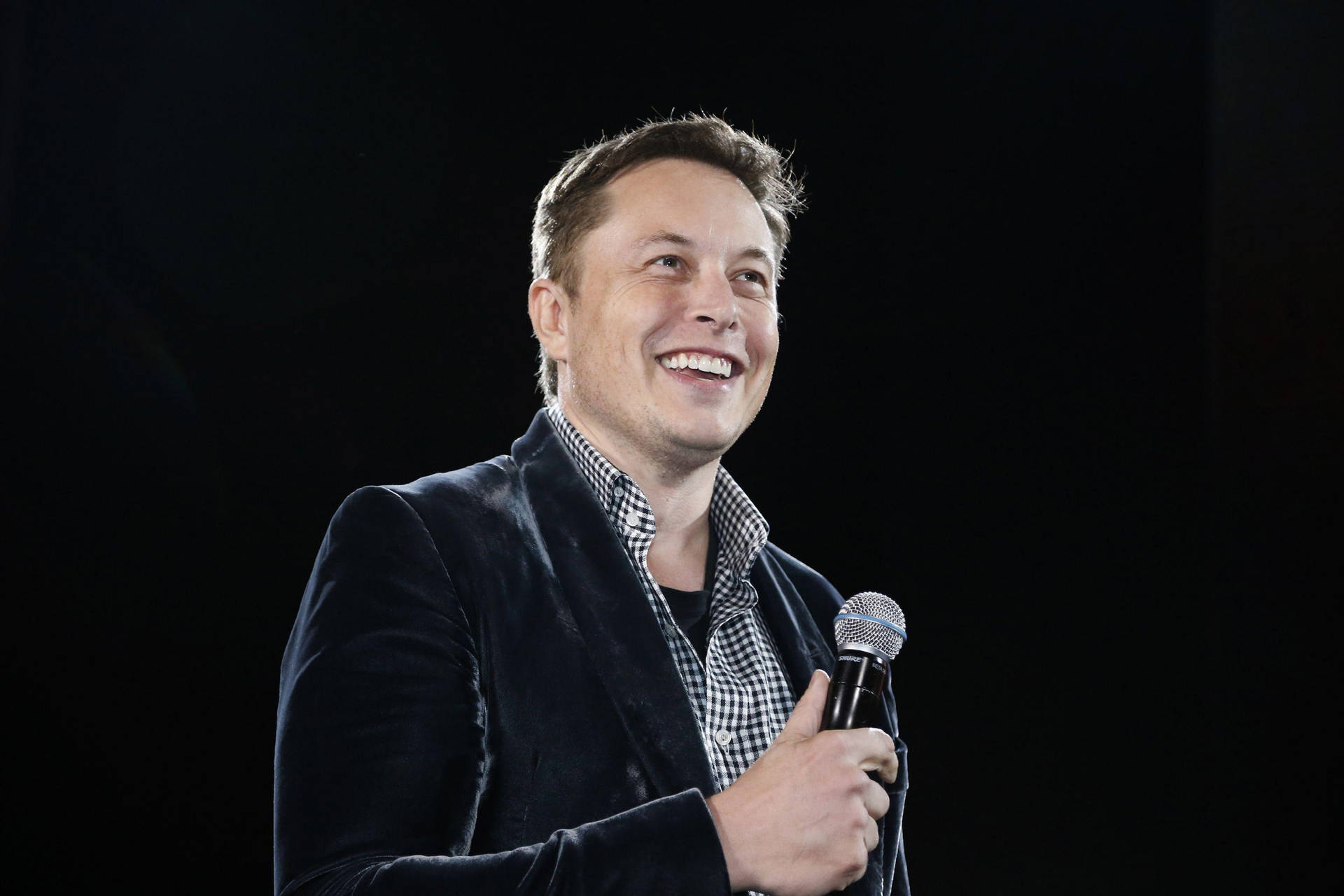 Elon Musk Tesla D Launch 2014 Background