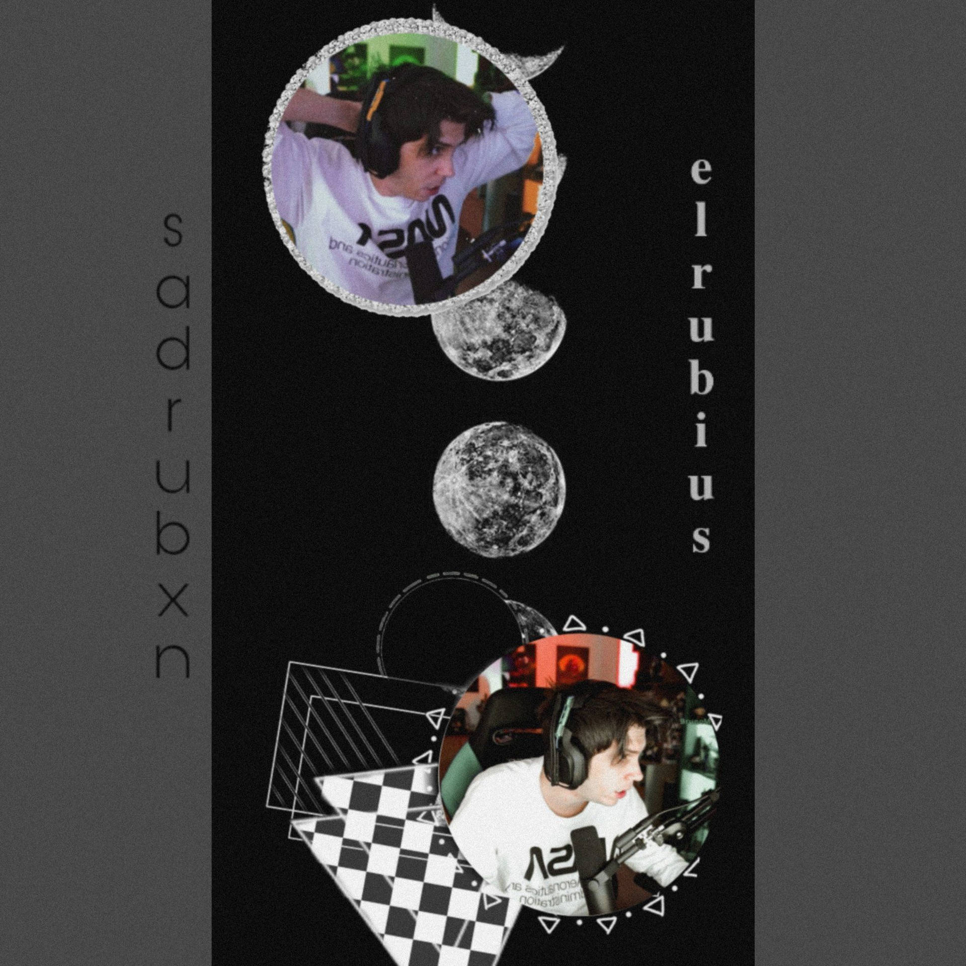 Elrubiusomg Fan Art Collage Background