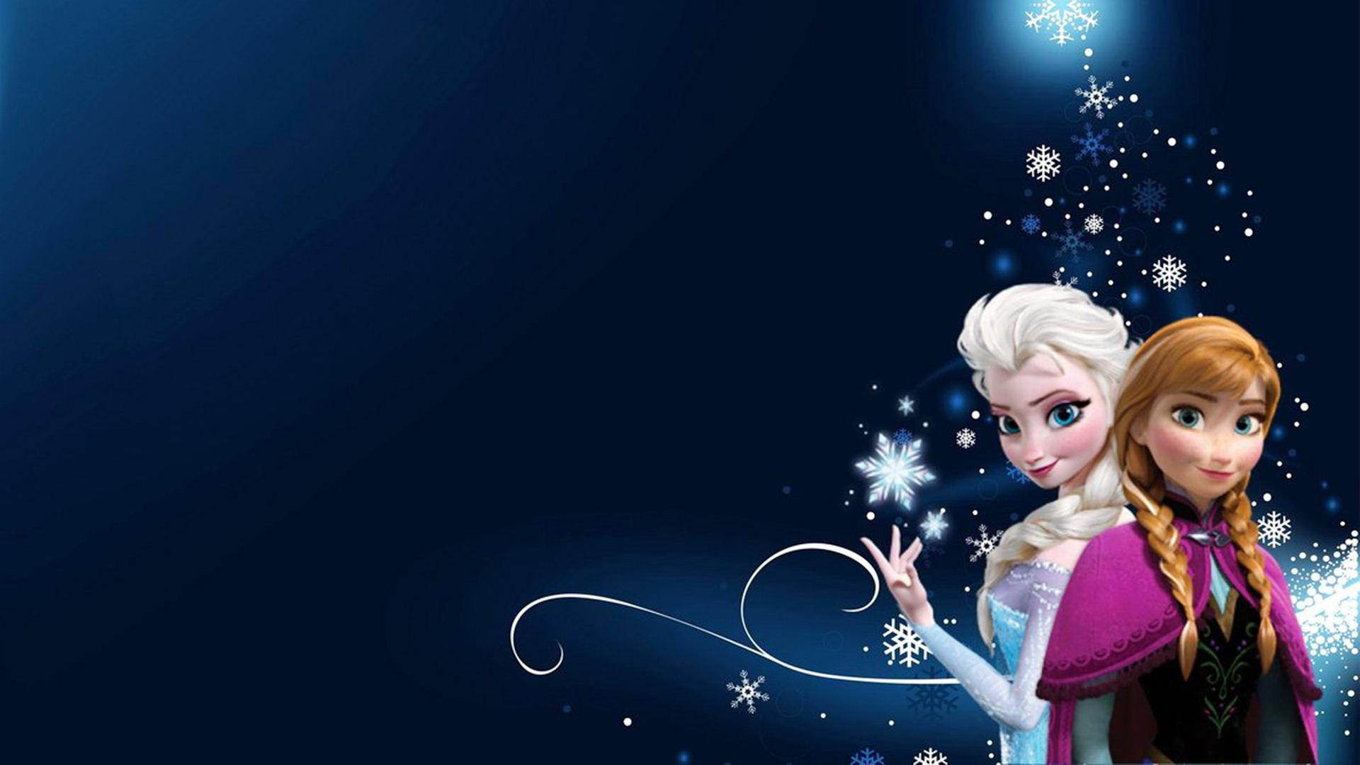 Elsa And Ana Pixel Disney Laptop Background