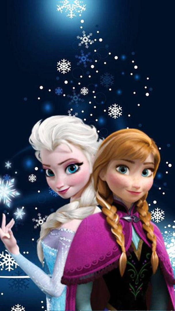 Elsa And Anna Art Background