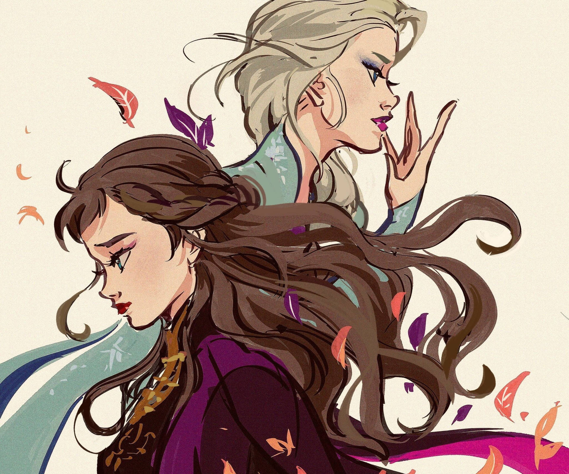 Elsa And Anna Dramatic