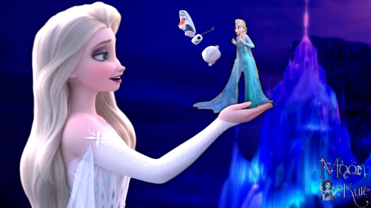 Elsa From Frozen 2 Holding Elsa Background