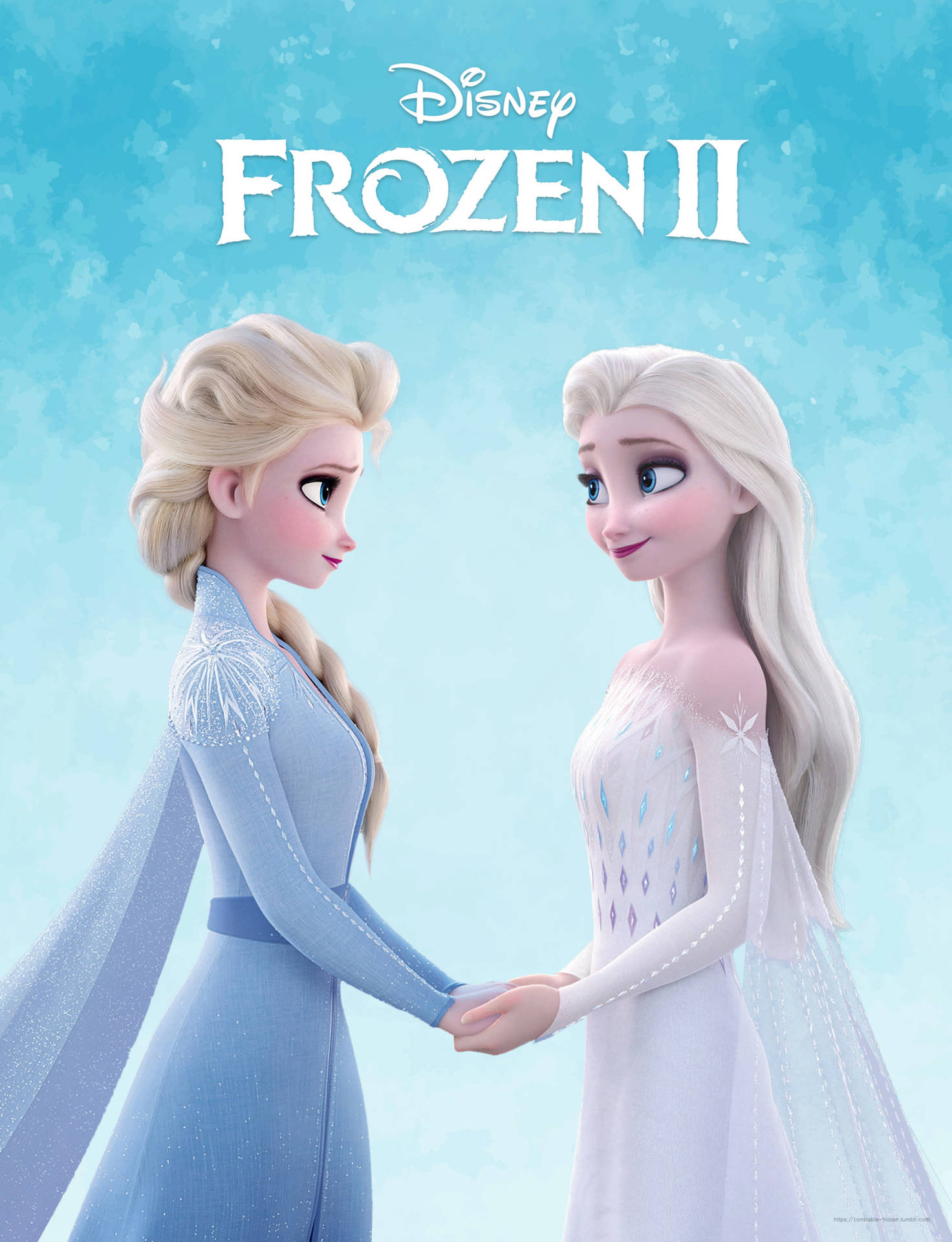 Elsa Frozen 2 Graphic Promo Background