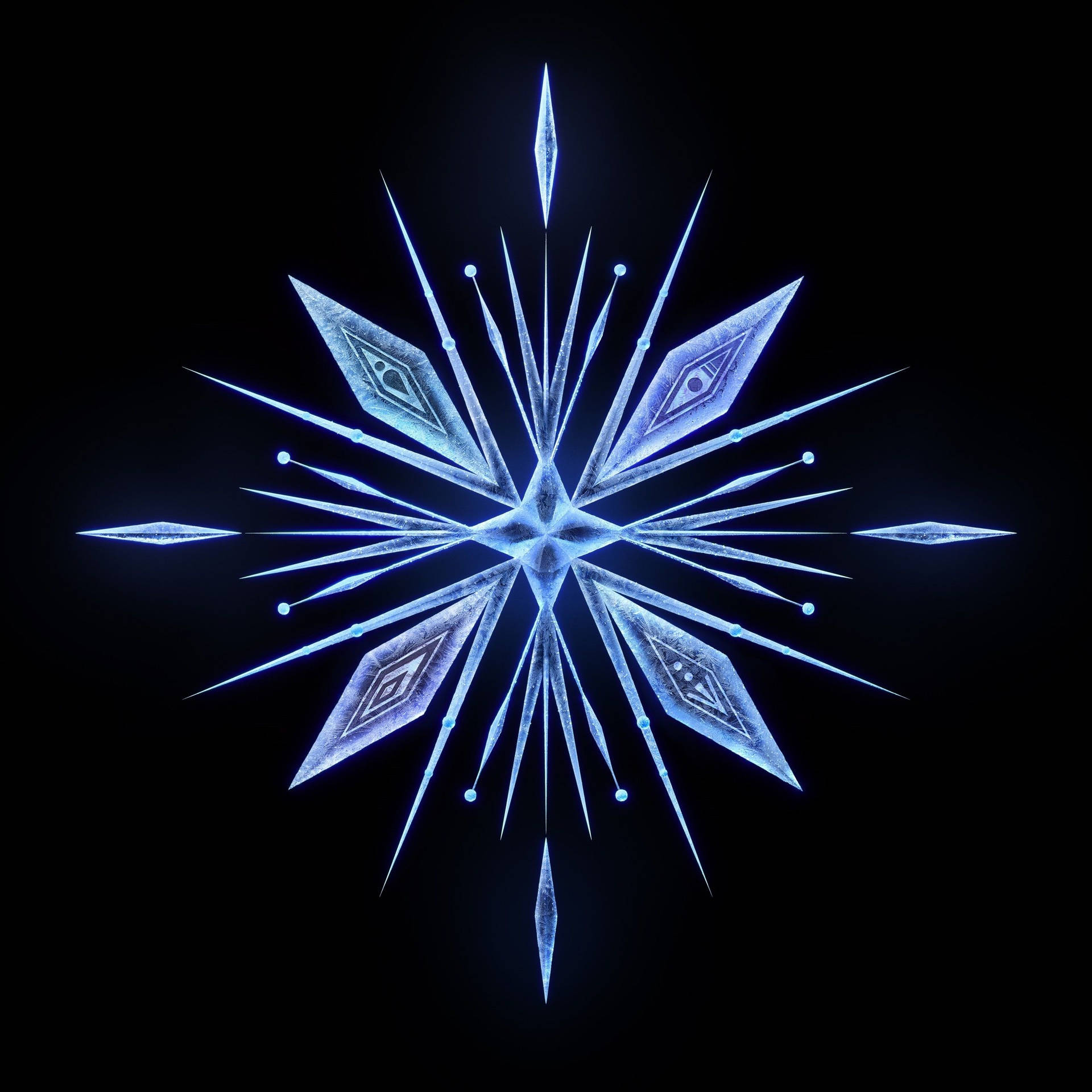 Elsa Frozen 2 Snowflake Background
