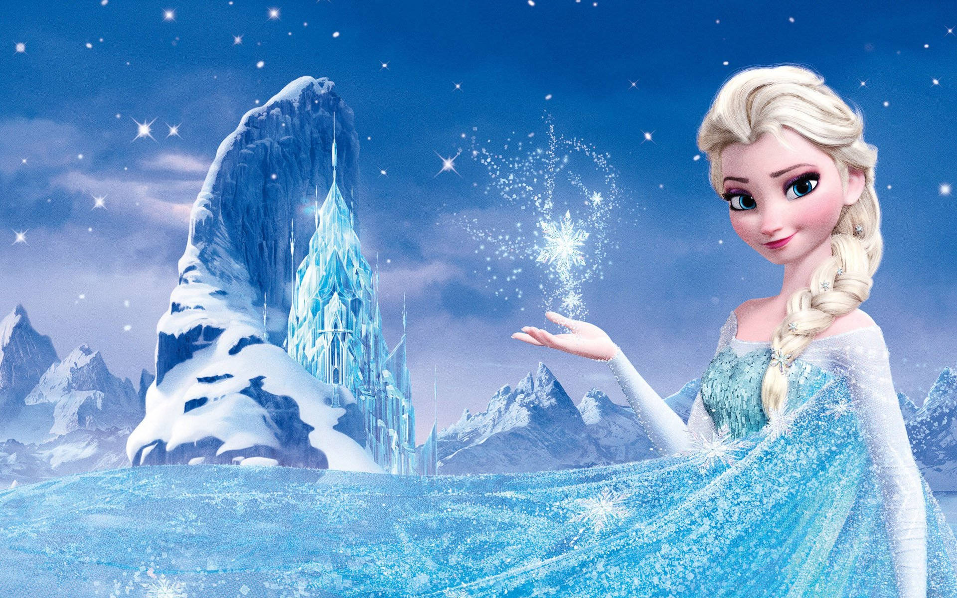 Elsa's Ice Palace Background