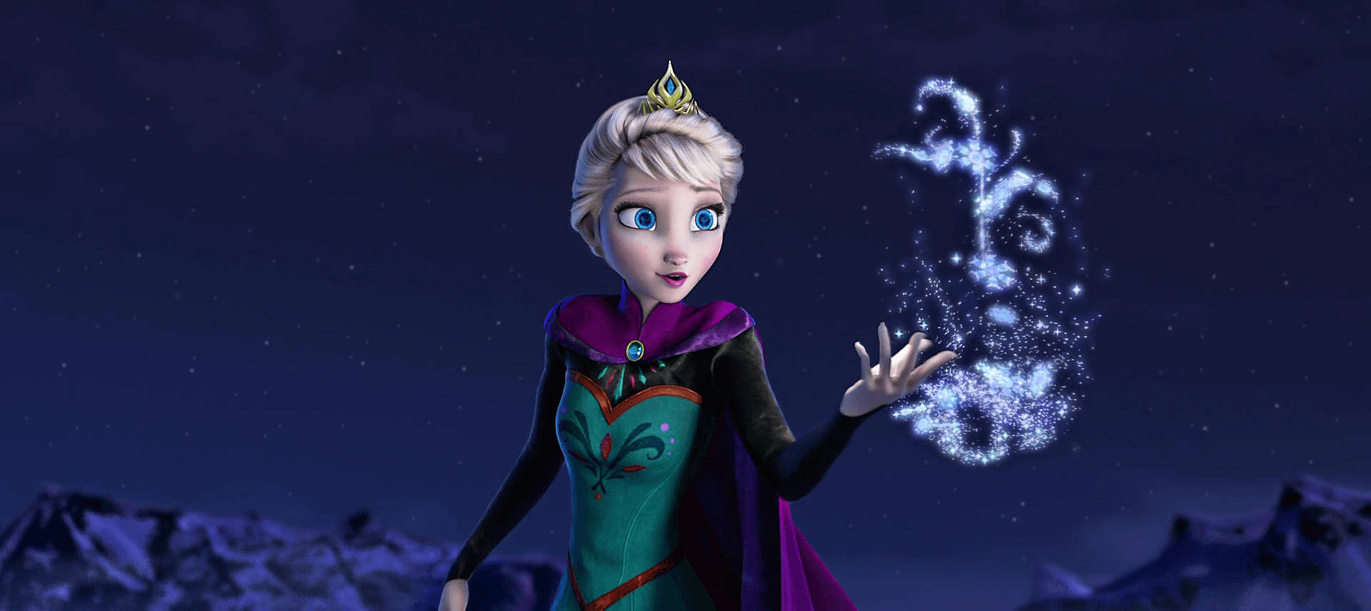 Elsa's Ice Powers Background