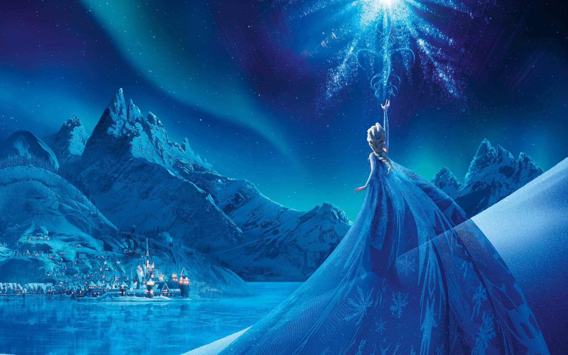 Elsa Shining Star Background