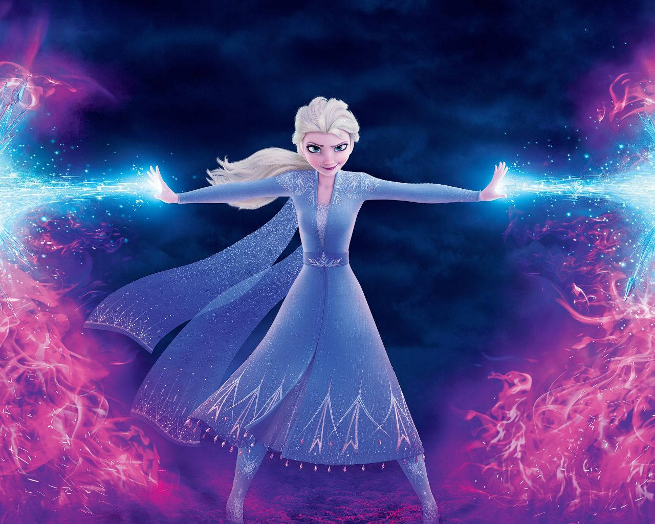 Elsa Using Powers Frozen 2 Background