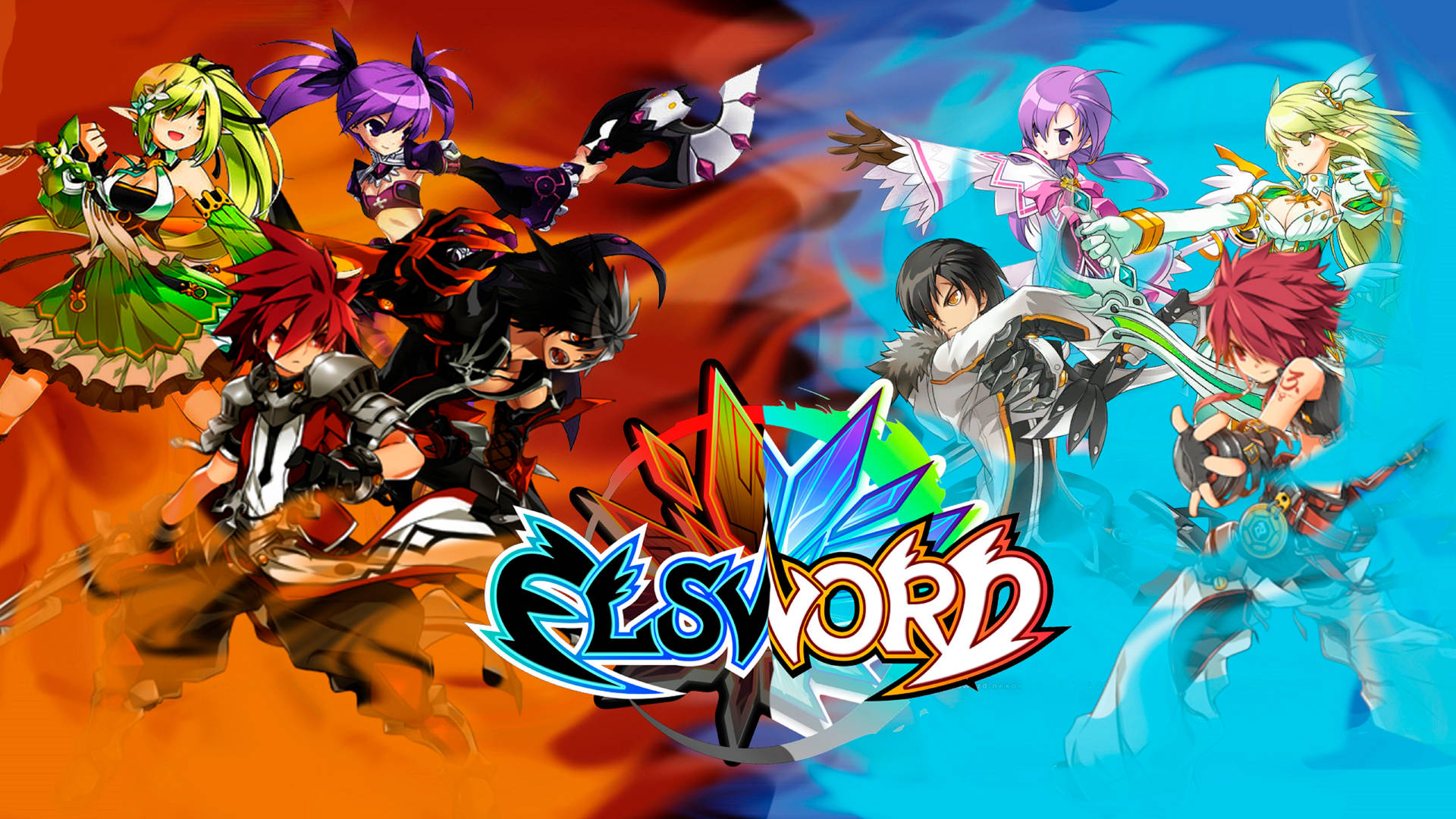 Elsword Characters Paths Cover Background