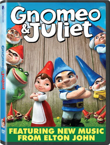 Elton John Posing With Gnomeo And Juliet Dvd Background